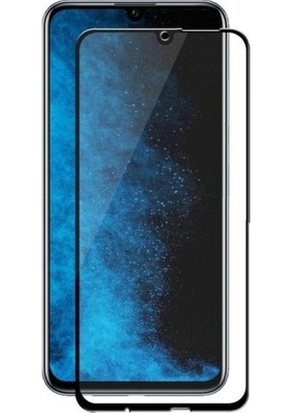 Huawei P Smart 2019 Cam Tam Kaplayan Ekran Koruyucu - Siyah