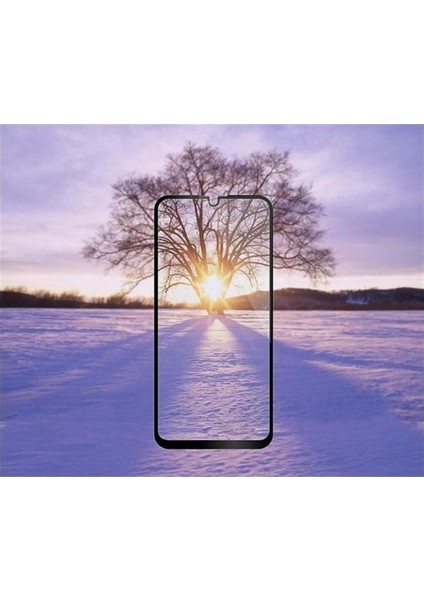 Huawei P Smart 2019 Cam Tam Kaplayan Ekran Koruyucu - Siyah indirimleri