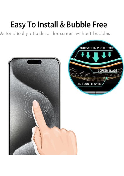 Apple iPhone 15 Pro Max Nano Ekran Koruyucu Cam - Extra Ince fiyatları