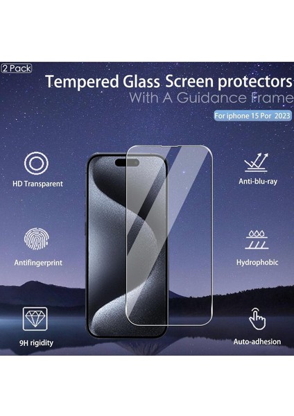Apple iPhone 15 Pro Max Nano Ekran Koruyucu Cam - Extra Ince indirimleri