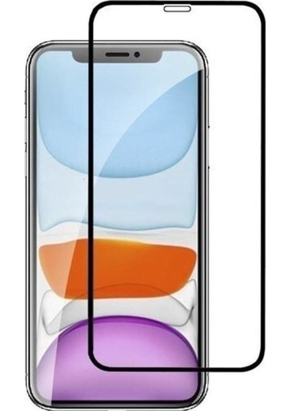 iPhone 11 Pro Max Uyumlu Cam Tam Kaplayan Ekran Koruyucu - Siyah - Extra Ince indirimleri
