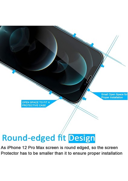 iPhone 12 Pro Max Darbeye Dayanıklı Şeffaf Nano Ekran Koruyucu Cam - Ince ve Esnek fiyatları