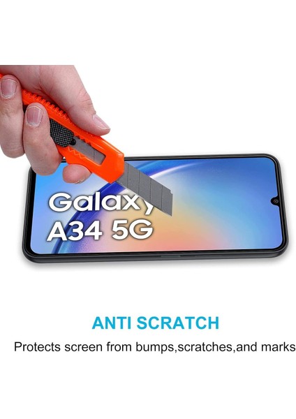 Samsung Galaxy A34 5g Ekran Koruyucu Nano Cam , Kasa Dostu Ince ve Dayanıklı fırsatları