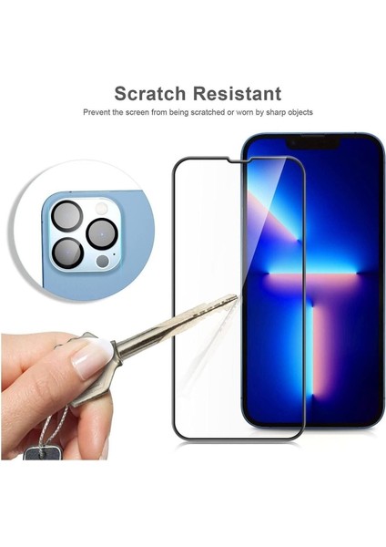 iPhone 14 Pro Tam Kaplayan 5d Nano Ekran Koruyucu Cam - Extra Ince fırsatları
