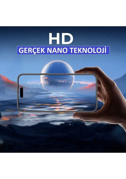 iPhone 14 Pro Max Gerçek Nano Teknoloji Ekran Koruyucu Cam - Extra Ince indirimleri