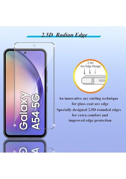 Samsung Galaxy A54 5g Ekran Koruyucu Nano Cam , Kasa Dostu Ince ve Dayanıklı