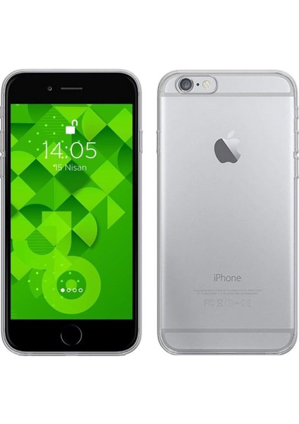 iPhone 6g Uyumlu Ekran Koruyucu Cam Extra Ince + Silikon Kılıf 2'li Paket