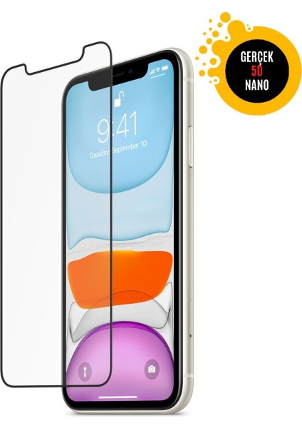 Apple iPhone 11 Pro Max Gerçek Nano 5d Ekran Koruyucu Cam -