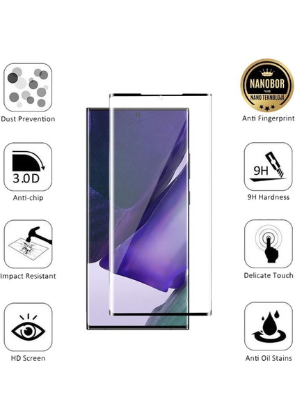 Samsung Galaxy Note 20 Ultra Tam Kaplayan Nano Ped Ekran Koruyucu - Ince ve Esnek