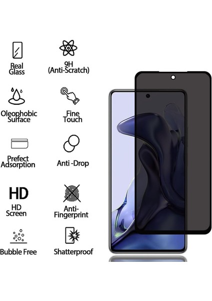 Xiaomi 11T / 11T Pro Çizilmeye Dayanıklı, Parmak Lekesi Önleyici Hayalet Ekran Koruyucu fırsatları