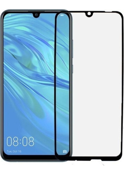 Huawei P Smart 2019 Cam Tam Kaplayan Ekran Koruyucu - Siyah