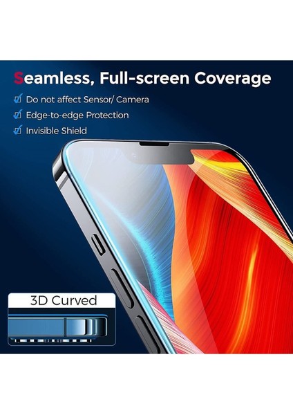 iPhone 13 Pro Gerçek Nano 5d Tam Kaplayan Ekran Koruyucu Cam - Extra Ince indirimleri