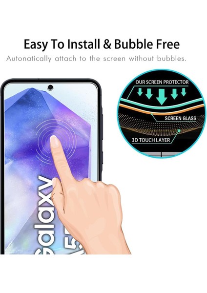 Samsung Galaxy A55 5g Nano Ekran Koruyucu - Esnek Yapıda