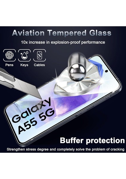 Samsung Galaxy A55 5g Nano Ekran Koruyucu - Esnek Yapıda modelleri