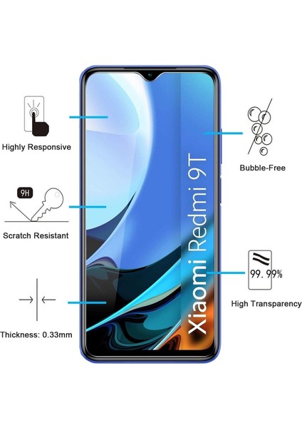 Xiaomi Redmi 9t Nano Ekran Koruyucu Cam - Ince ve Esnek - Extra Ince