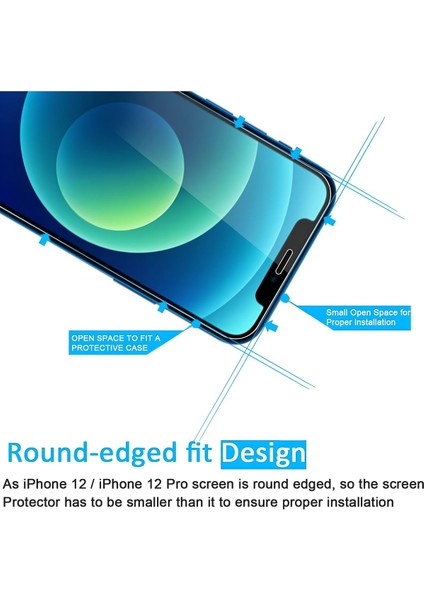 iPhone 12 Darbeye Dayanıklı Şeffaf Nano Ekran Koruyucu Cam - Ince ve Esnek indirimleri