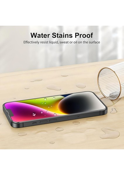 iPhone 13 Darbeye Dayanıklı Şeffaf Nano Ekran Koruyucu Cam - Ince ve Esnek modelleri