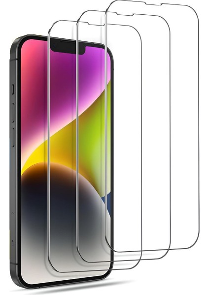 iPhone 13 Darbeye Dayanıklı Şeffaf Nano Ekran Koruyucu Cam - Ince ve Esnek fırsatları