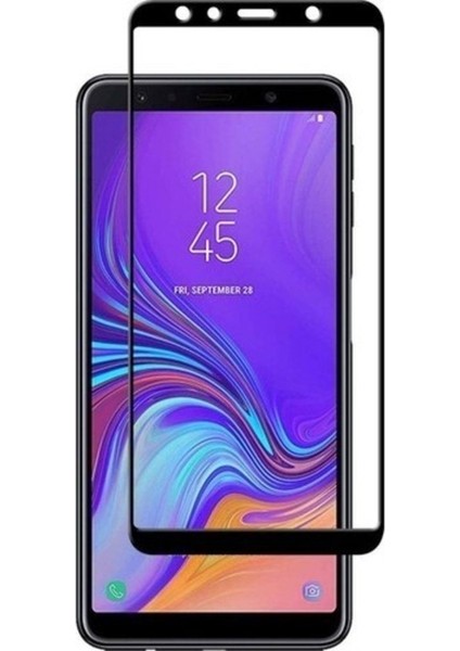 Telbor Samsung Galaxy A7 2018 Tam Kaplayan Ekran Koruyucu Cam
