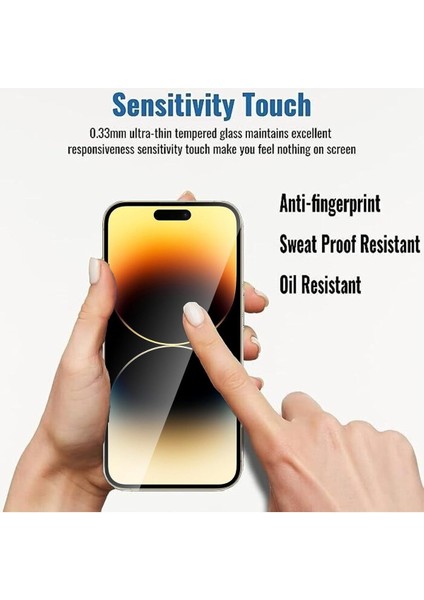 Apple iPhone 15 Hayalet Ekran Koruyucu Kırılmaz Cam - - Extra Ince indirimleri