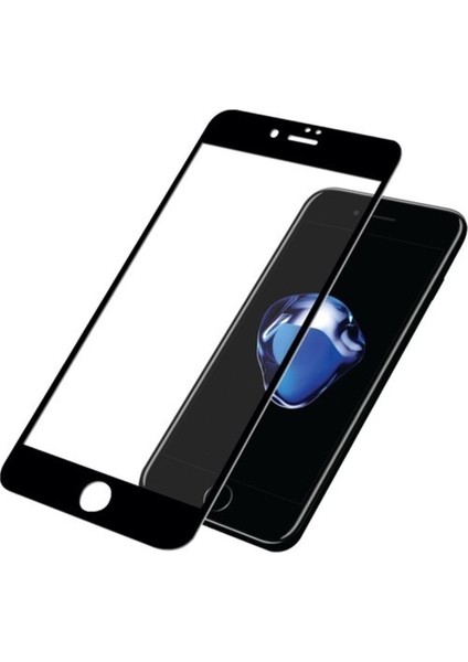 iPhone 7 Uyumlu Cam Tam Kaplayan Ekran Koruyucu - Siyah fiyatları