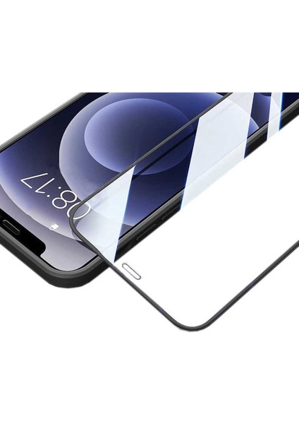 iPhone 11 Pro Uyumlu Tam Kaplayan Tamperli Cam Ekran Koruyucu - Extra Ince