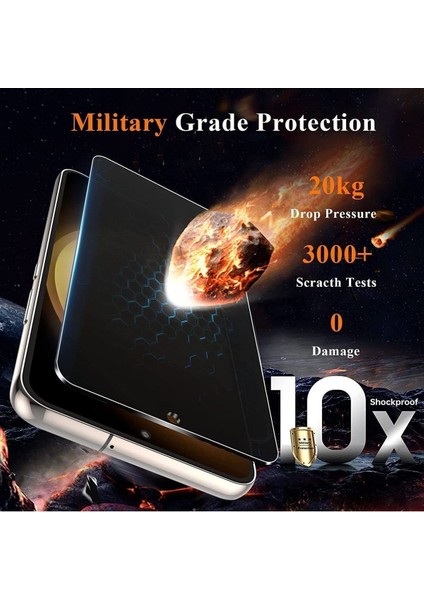 Samsung S23 Plus Nano Hayalet Ekran Koruyucu Cam - Extra Gizlilik