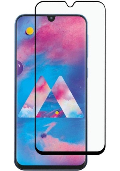 Samsung Galaxy M30 Tam Kaplayan Cam - Siyah - Extra Ince