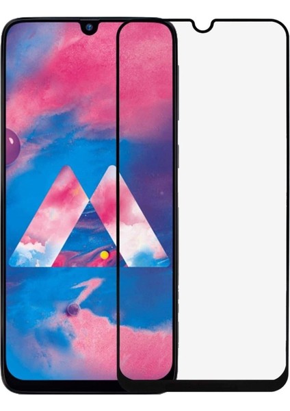 Samsung Galaxy M30 Tam Kaplayan Cam - Siyah - Extra Ince fırsatları