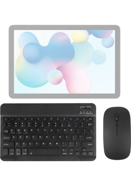 Tcl Nxtpaper 10S Uyumlu Aeroset-Bm 530 Siyah Kablosuz Bluetooth Tablet Klavye Mouse Seti