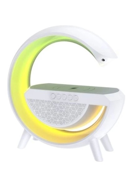 Rgb Bluetooth ve Sd Kartlı 15W Kablosuz Şarj Destekli Hoparlör