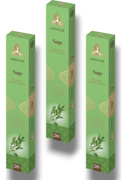 Adaçayı Sage Kokulu Çubuk Tütsü