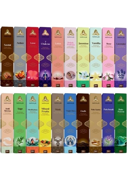 Adaçayı Sage Kokulu Çubuk Tütsü
