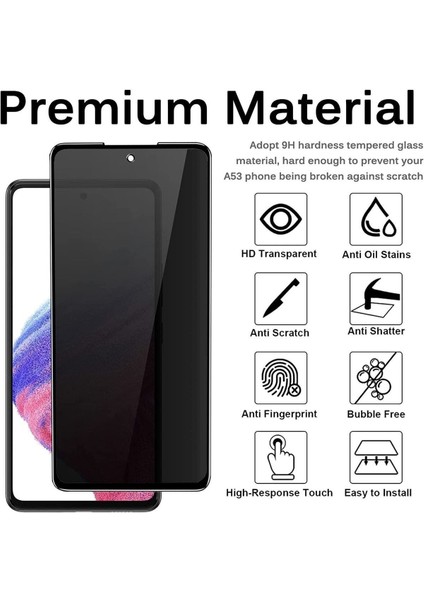 Samsung Galaxy A53 Hayalet Nano Ekran Koruyucu Cam - Ince ve Esnek - Extra Ince fiyatları