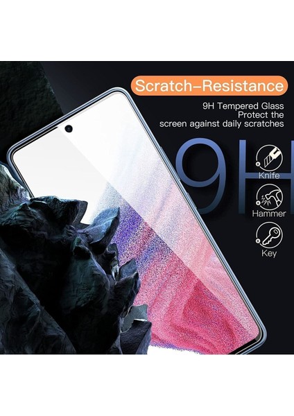 Samsung Galaxy A53 / A52 / A51 Tam Uyumlu Nano Ekran Koruyucu Cam - Ince ve Esnek