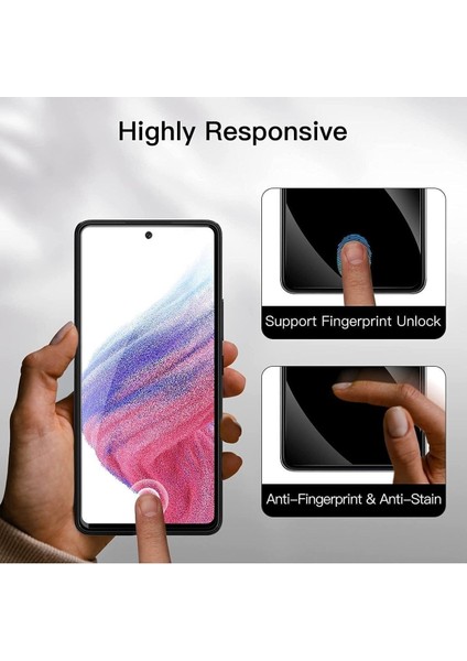 Samsung Galaxy A53 / A52 / A51 Tam Uyumlu Nano Ekran Koruyucu Cam - Ince ve Esnek