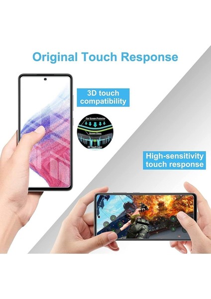 Samsung Galaxy A53 / A52 / A51 Tam Uyumlu Nano Ekran Koruyucu Cam - Ince ve Esnek