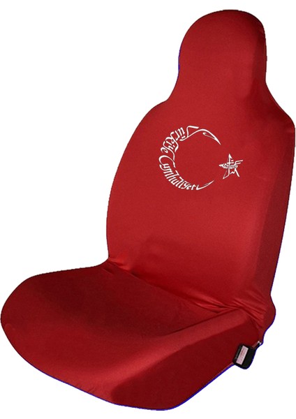 Ay Yıldız Logolu Tüm Araçlarla Uyumlu Oto Koltuk Kılıfı Ön Arka Takım