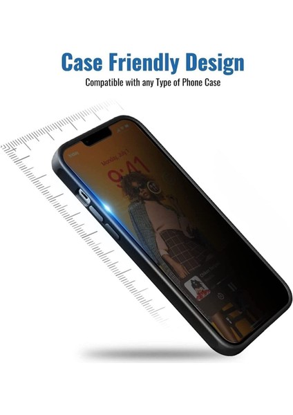 Apple iPhone 13 / 13 Pro / 14 Uyumlu Hayalet Nano Ekran Koruyucu Cam - Ince ve Esnek indirimleri