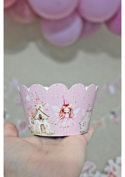 Peri Kızı Konsepti Cupcake Sargısı 10'lu fiyatları