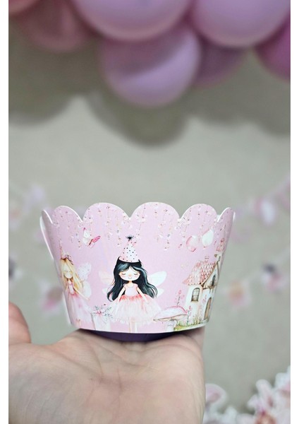 Peri Kızı Konsepti Cupcake Sargısı 10'lu modelleri