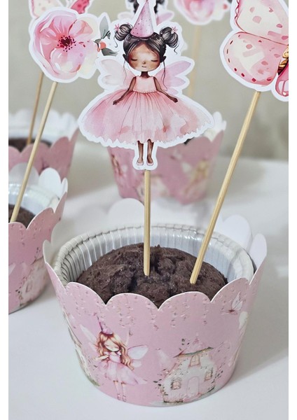 Peri Kızı Konsepti Cupcake Sargısı 10'lu fırsatları