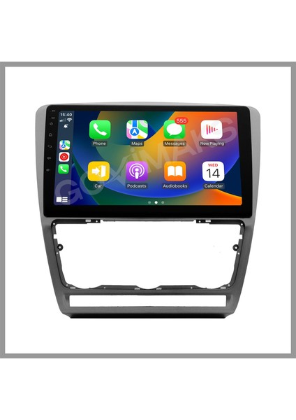 GOVİMAKS SKODA OCTAVİA 2005-2012 UYUMLU GRI 6 GB RAM 128 GB HAFIZA ANDROID MULTIMEDIA TEYP