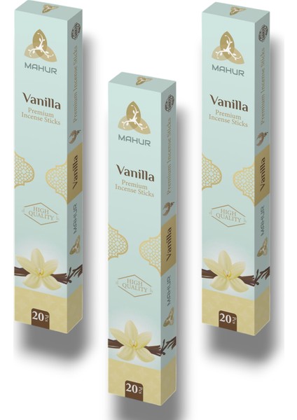 Vanilya Vanilla Kokulu Çubuk Tütsü