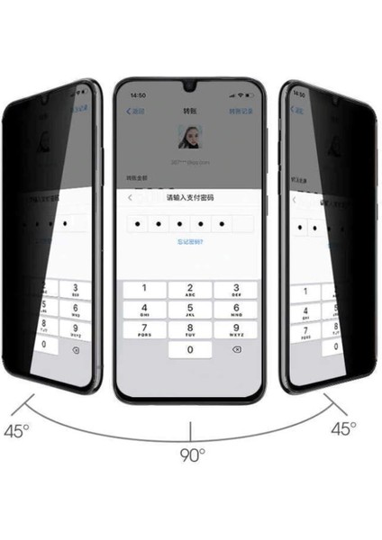 Samsung Galaxy A14 Hayalet Ekran Koruyucu Uyumlu Privacy Seramik Ekran Filmi fiyatları