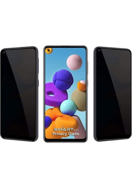 Samsung Galaxy A21S Yandan Görünmeyen 5d Hayalet Ekran Koruyucu - Extra Ince modelleri