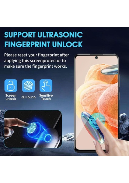 Xiaomi Redmi Note 11 Pro+ 5g Hayalet Ekran Koruyucu Kırılmaz Cam modelleri