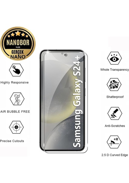 Samsung Galaxy S24 Plus Nano Ekran Koruyucu Cam - Extra Ince