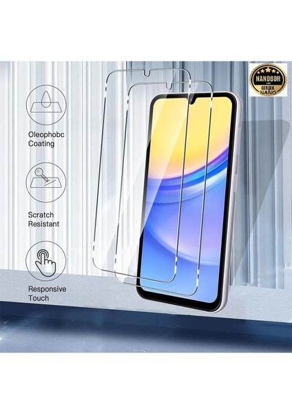 Samsung Galaxy A15 5g Ekran Koruyucu Nano Teknoloji Cam - Ince ve Esnek