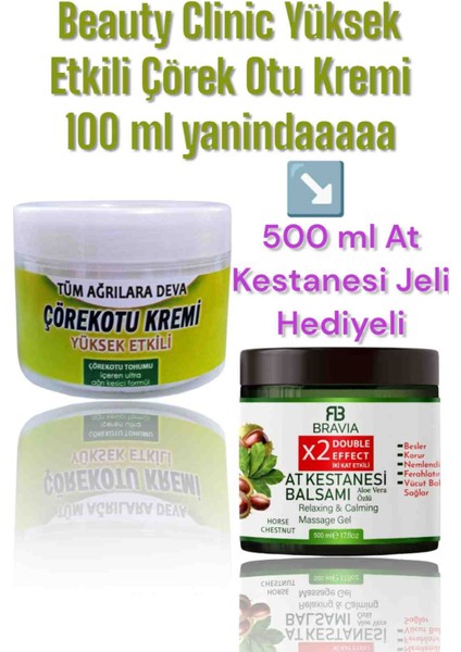 Beauty Clinic Çörek Otu 100 ml SET At Kestanesi Jel İle 500 ml